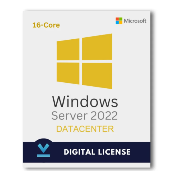 Microsoft Windows Server 2022 Datacenter 16-Core License